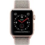 Apple Watch Series 3 GPS + Cellular Smartwatch (Black Strap, 38mm)
