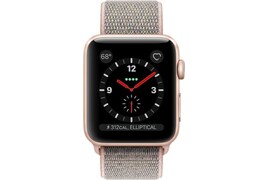 Apple Watch Series 3 GPS + Cellular Smartwatch (Silver Strap, 38mm)