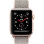 Apple Watch Series 3 GPS + Cellular Smartwatch (White Strap, 42mm)