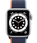 Apple Watch Series 6 GPS Smartwatch (White Strap, 44mm)